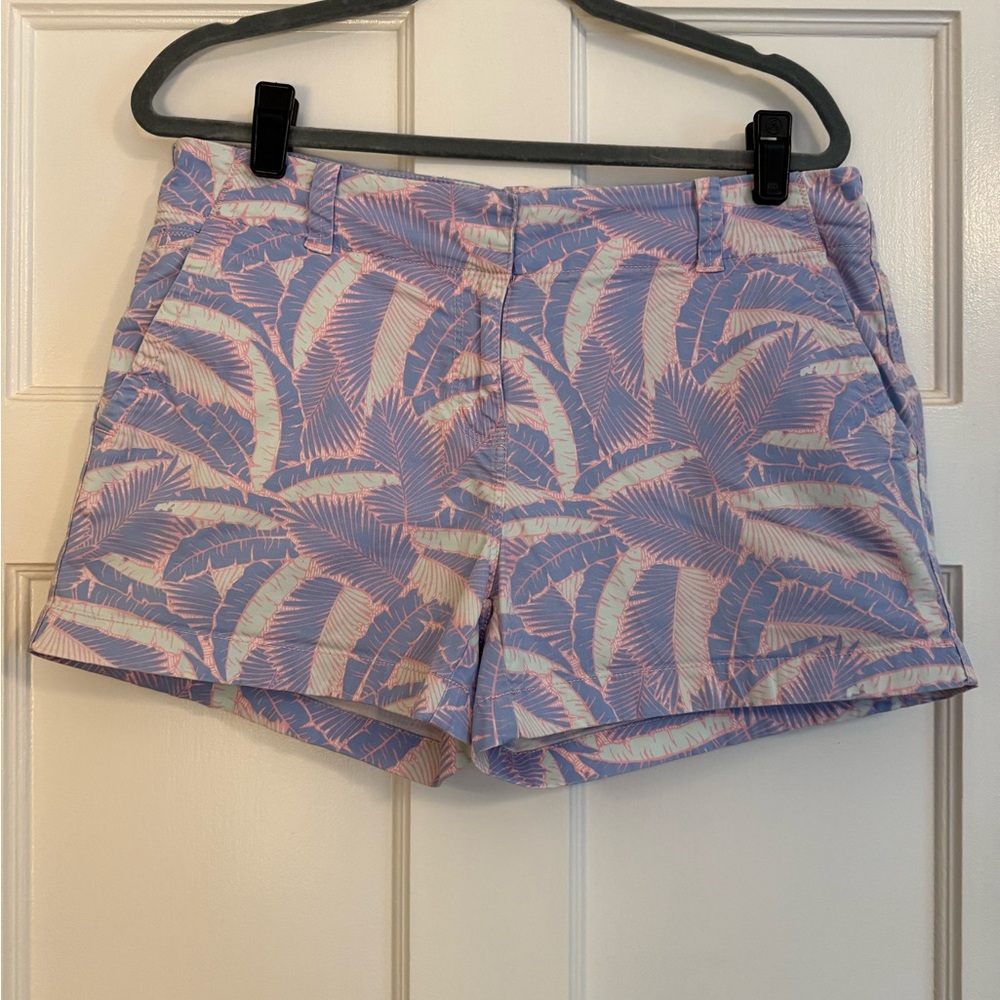 Vineyard Vines Lavender Palm Print Women's Shorts